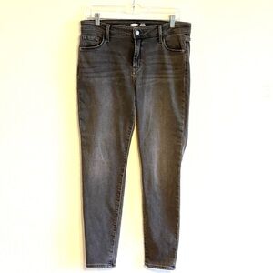 Old Navy Women's Rockstar Super Skinny Dark Gray Jeans SZ 10 Built-in Warm
